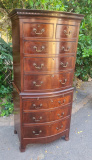 ROSEWOOD CHEST ON CHEST                   PRICE: R11500.00 {70CM X 50 X 152H}