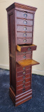 HANDSOME AMBERGS FILING CABINET    PRICE: R22950.00  ; {44CM X 36 X 193H}